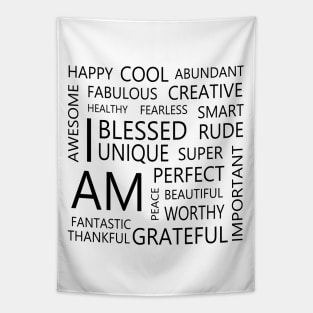 Affirmations, I am affirmations Tapestry