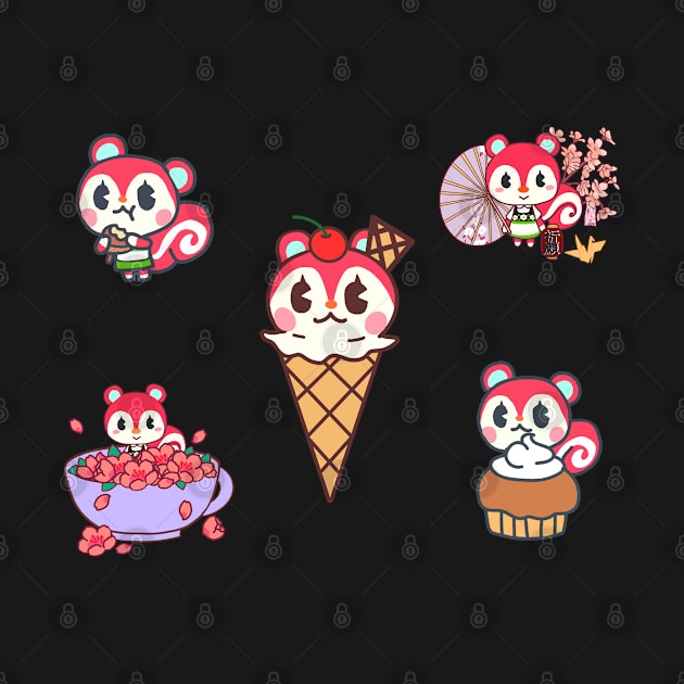 Poppy sticker pack by miriart