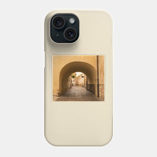 Street in Arco in North Italy Phone Case