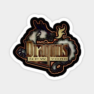 New York Dragons Football Magnet