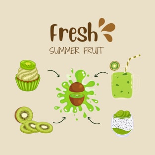 Kiwi Fresh Summer Fruit T-Shirt