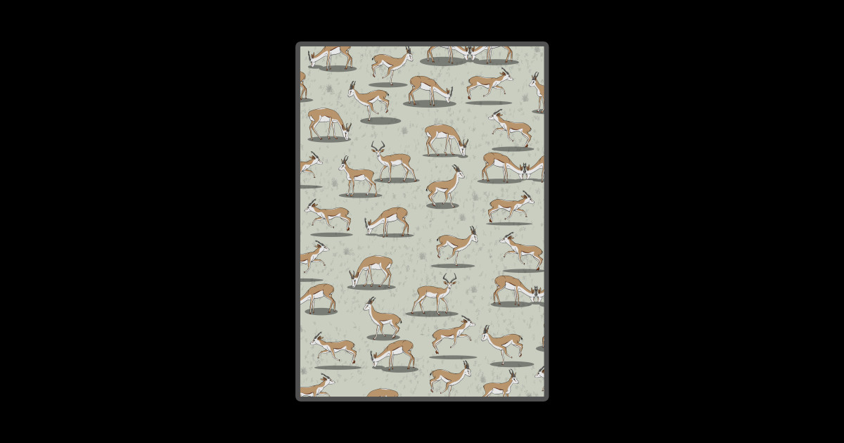 Springbok Pattern - Springbok - Sticker | TeePublic