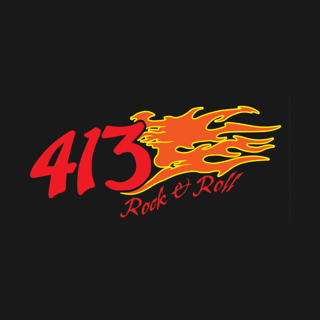 413 with Flames by Rockat413