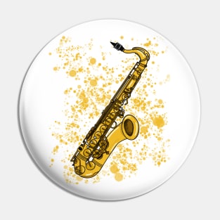 Saxophone Teacher Saxophonist Jazz Musician Pin