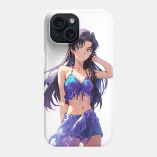 Misato Katsuragi Neon Genesis Evangelion Swimsuit Phone Case