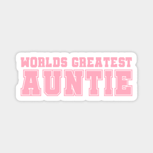 Worlds Greatest Auntie Magnet