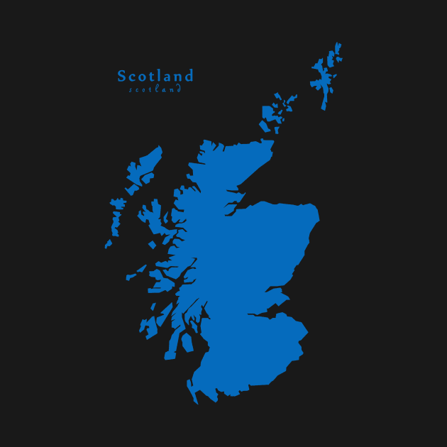 Scotland Map by Madrok