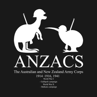 ANZAC Australian and New Zealand Army Corps 2A - Gallipoli Campaign T-Shirt