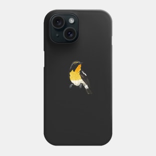 Narcissus Flycatcher Phone Case