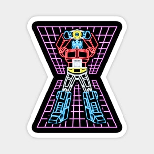 Optimus prime neon Magnet