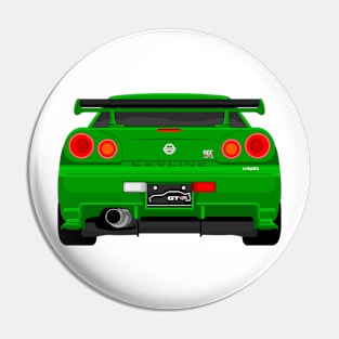 GTR R34 GREEN Pin