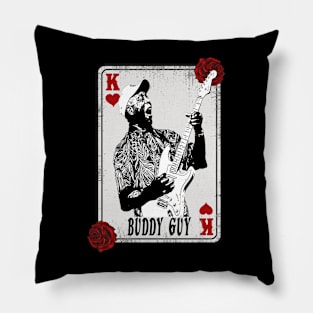 Vintage Card Buddy Guy Pillow