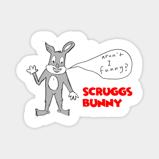 Scruggs Bunny Magnet