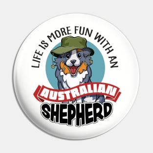 Australian Shepherd Pin