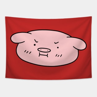 Pouty Pig Face Tapestry