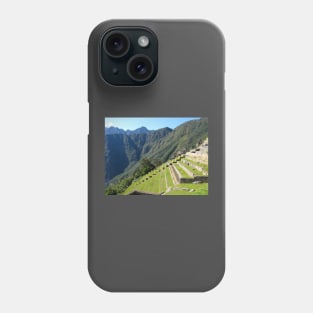 Inca Terraces of Machu Picchu. Peru Phone Case