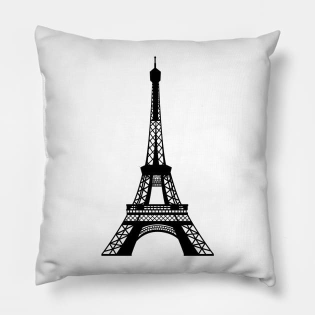 Eiffel Tower Pillow by nikovega21