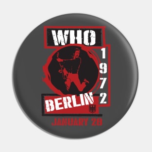 Who design concert tee Pin