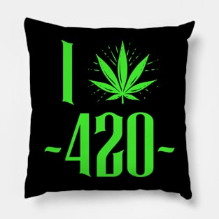 I weed 420 Pillow