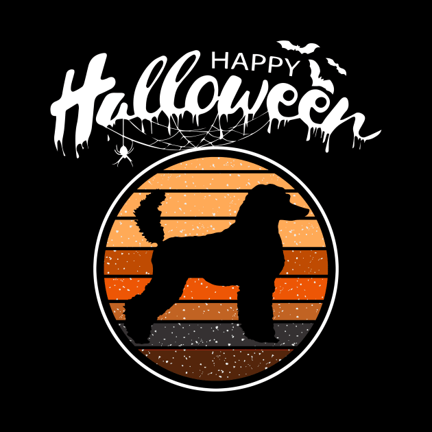 Funny Happy Halloween Beautiful Poodle Men Women Kids Gift by mlleradrian