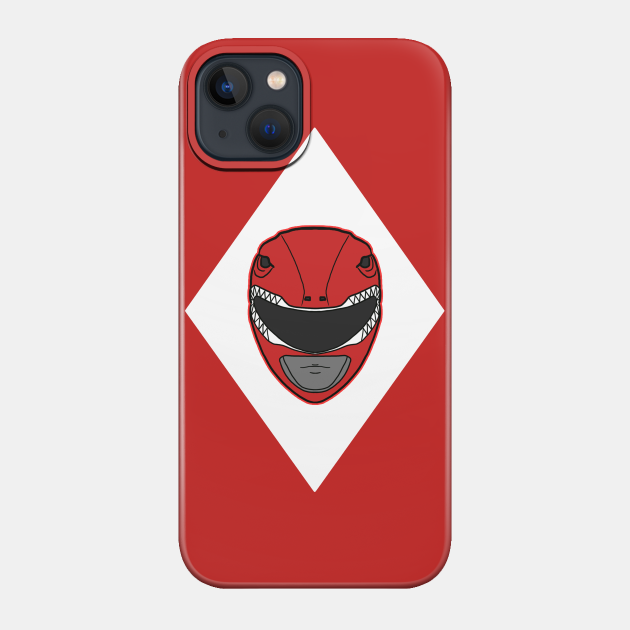 red ranger - Red Ranger Face Mask - Phone Case