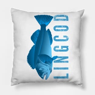 blue lingcod Pillow