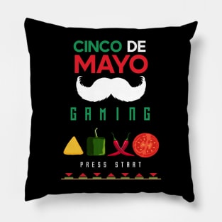 Cinco de mayo mexican gamer Pillow