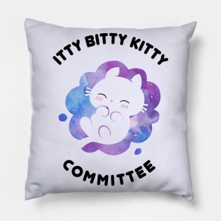 Itty Bitty Kitty Committee Pillow