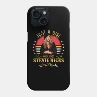 Stevie Nicks Vintage Rock Music 2023 Tour Live in Concert Phone Case