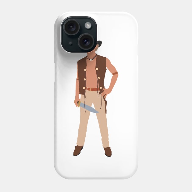 Crocodile Dundee Phone Case by FutureSpaceDesigns