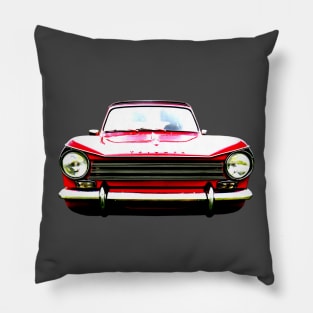 Triumph Herald 13/60 classic 1960s British car red Pillow