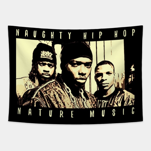 naughty by nature 80s Tapestry by AksarART