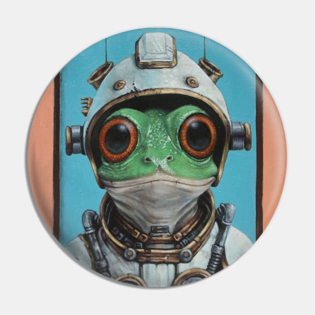 Space Oddity | Interstellar Frog: Ground Control To Major Froggie | Astro Toad Original Painting by Tyler Tilley Pin by Tiger Picasso