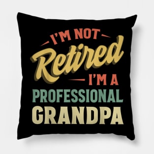 Grandpa Shirts For Men Funny Fathers Day Retired Grandpa Pillow