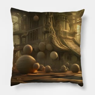 Crazy Yarn Ball Factory Pillow