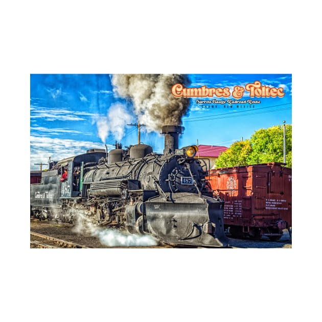 Cumbres and Toltec Narrow Gauge Railroad Chama New Mexico Yard by Gestalt Imagery