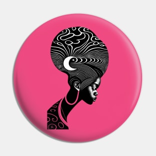 African Goddess Pin