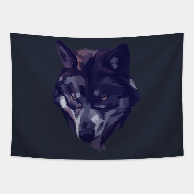 lone wolf Tapestry by katanya78