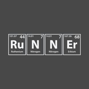 Runner (Ru-N-N-Er) Periodic Elements Spelling T-Shirt