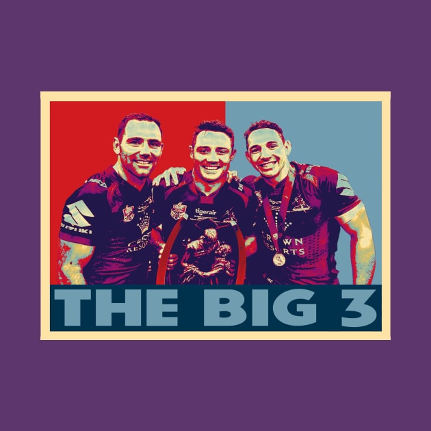 Melbourne Storm - Smith, Cronk & Slater - THE BIG 3 by OG Ballers