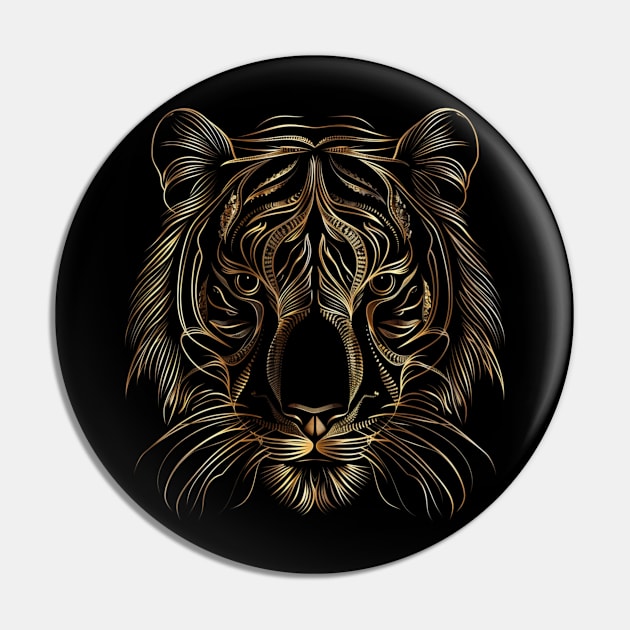 Tiger Color Mythology Pin by GodeleineBesnard