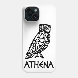 Wise Owl, Owl of Athena Phone Case