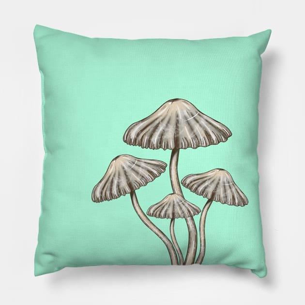 Mushroom Master Toadstools Pillow by Mushroom Master