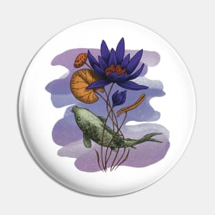 The Lotus - purple Pin