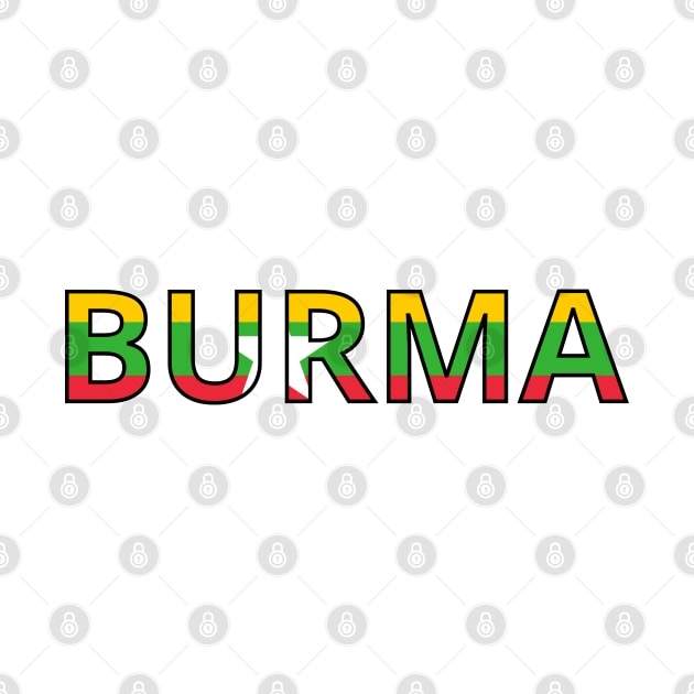 Drapeau  Burma by Pixelforma