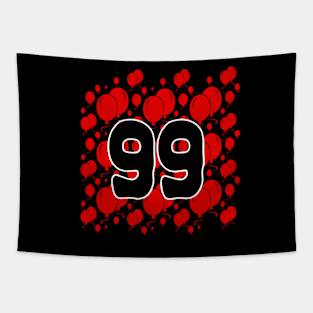 99 Red Balloons Tapestry