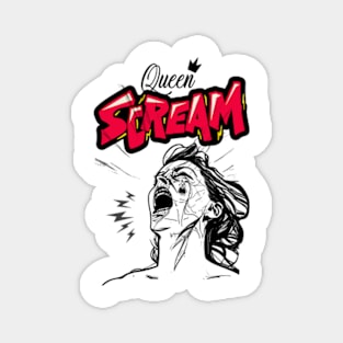 scream queen Magnet