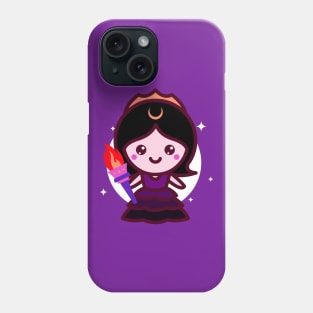 Chibi Kawaii Cute Hecate Goddess Witch Phone Case