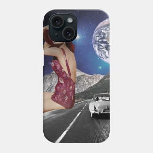 The Road - Vintage Inspired Collage Illustration Phone Case