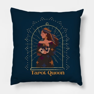 Tarot queen for Tarot Card Readers and Fortune Teller Pillow